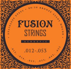Струни для акустичних гітар Fusion strings FA12