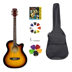 Гітара акустична Kaspar K206C SB (чохол, скарбничка, медіатор, струна, ключ)