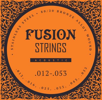 Струни для акустичних гітар Fusion strings FA12