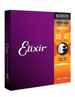 Струны для акустической гитары Elixir PB NW EL (10/47)