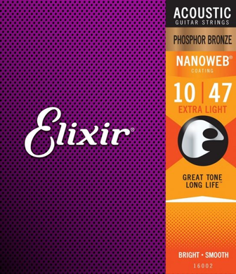 Струни для акустичної гітари Elixir PB NW EL (10/47)