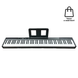 Цифровое пианино Musicality FP88-BK (пюпитр, чехол, педаль сустейна, блок питания)