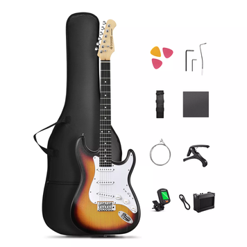 Электрогитара DONNER DST-80 Sunburst - (Комплект)