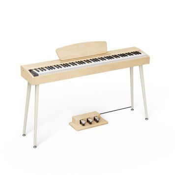 Цифровое пианино Donner DHP-100 PRO Beige (стойка, 3 педали, пюпитр, блок питания)