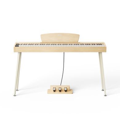 Цифрове піаніно Donner DHP-100 PRO Beige (стійка, 3 педалі, пюпітр, блок живлення)