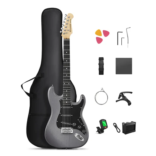 Электрогитара DONNER DST-80 Matton Black - (Комплект) - ProSound