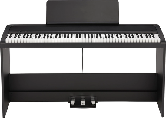 Цифрове піаніно Korg B2SP-BK (стійка, 3 педалі, пюпітр, блок живлення)
