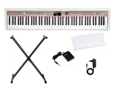 Цифрове піаніно NUX NPK-20 WH (пюпітр,блок живлення,педаль, серветка)
