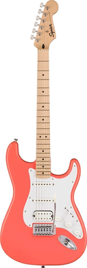 Электрогитара SQUIER BY FENDER SONIC STRATOCASTER HSS MN TAHITY CORAL