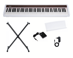 Цифрове піаніно NUX NPK-10 WH (пюпітр,блок живлення,педаль, серветка)