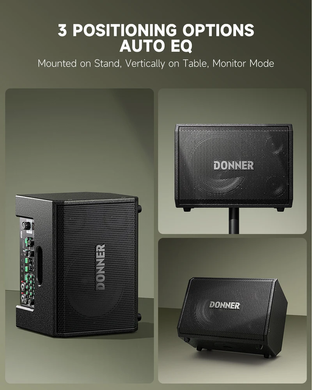Акустическая система Donner MT-1 с Bluetooth, Аккумулятор
