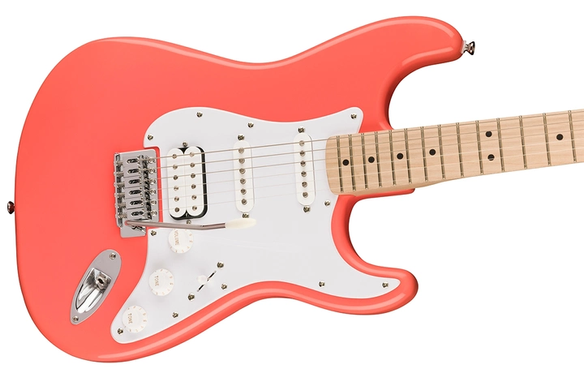 Электрогитара SQUIER BY FENDER SONIC STRATOCASTER HSS MN TAHITY CORAL