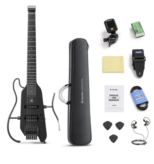 Silent гитара Donner HUSH-X Black - ProSound — музыкальный