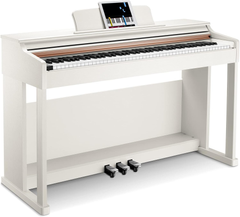 Цифрове піаніно Donner DDP-100 WH (стійка, 3 педалі, пюпітр, блок живлення)