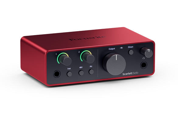 Аудіоінтерфейс FOCUSRITE Scarlett Solo 4th Gen