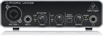 Аудіоінтерфейс BEHRINGER UMC22