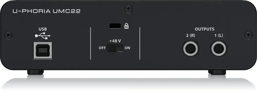 Аудіоінтерфейс BEHRINGER UMC22