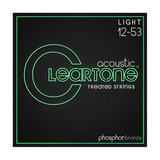 Струни для акустичної гітари Cleartone Acoustic Phosphor Bronze 12-53 (Light)