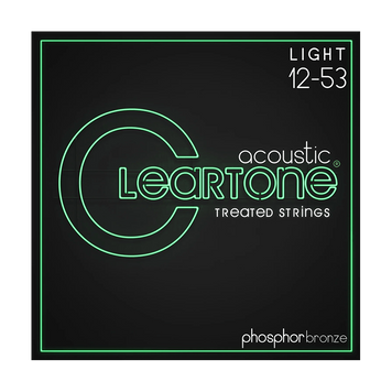 Струни для акустичної гітари Cleartone Acoustic Phosphor Bronze 12-53 (Light)