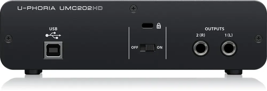 Аудіоінтерфейс BEHRINGER UMC202HD