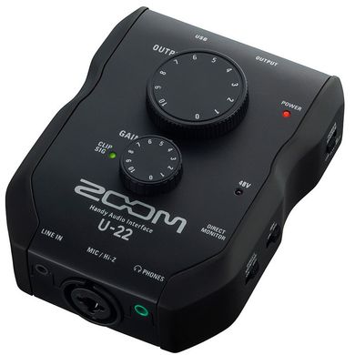 Аудіоінтерфейс Zoom U-22