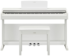Цифрове піаніно Yamaha YDP-145 WH (Пюпитр,блок живлення, банкетка)