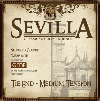 Струни для класичної гітари Cleartone Sevilla Tie End (Medium Tension)