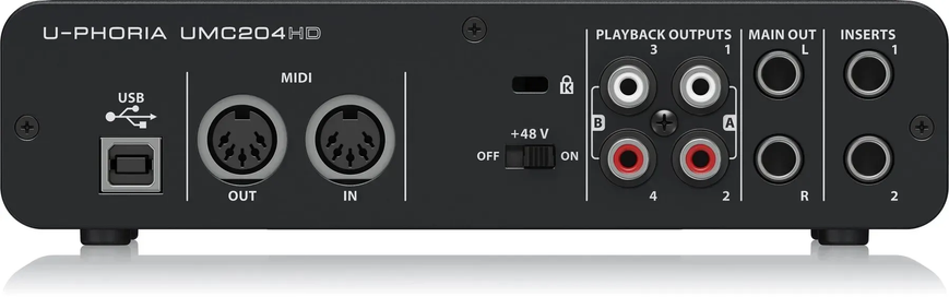 Аудіоінтерфейс Behringer UMC204HD