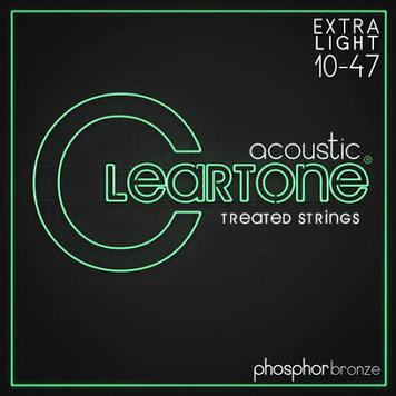 Струни для акустичної гітари Cleartone Acoustic Phosphor Bronze 10-47 (Ultra Light)