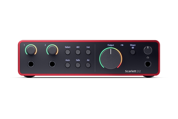 Аудіоінтерфейс FOCUSRITE Scarlett 2i2 4th Gen