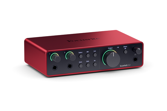 Аудиоинтерфейс FOCUSRITE Scarlett 2i2 4th Gen