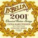 La Bella 2001EX-HARD &mdash; струни для класичної гітари