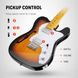 Електрогітара Donner DJC-1000 Sunburst (чохол, ремінь, кабель)