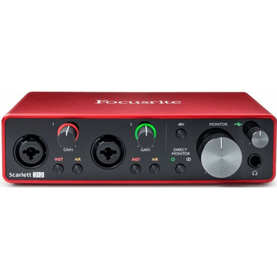 Аудиоинтерфейс FOCUSRITE Scarlett 2i2 3rd Gen