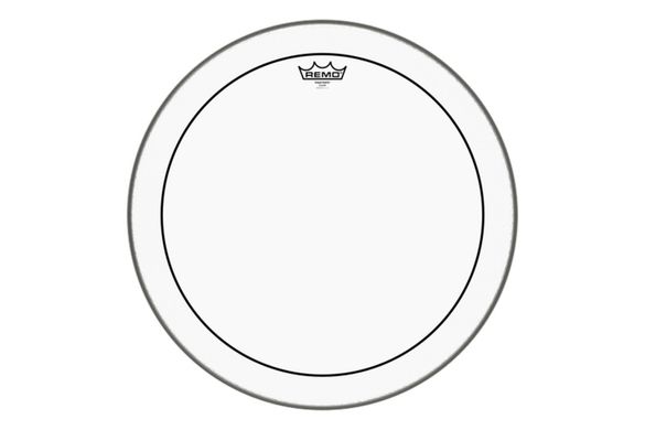 Пластик для барабана REMO Batter, PINSTRIPE, Clear, 20" Diameter