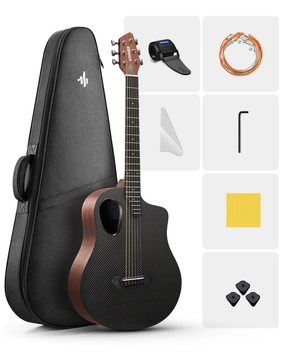 Акустическая гитара DONNER MUSIC Rising-G1 38&rdquo; Brown (комплект)