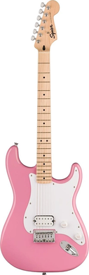 Электрогитара SQUIER by FENDER SONIC STRATOCASTER HT H MN FLASH PINK