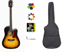 Гітара акустична Kaspar K218C SB (чохол, скарбничка, медіатор, струна, ключ)