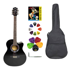 Гітара акустична Kaspar K200C BK (чохол, скарбничка, медіатор, струна, ключ)