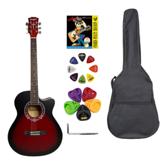 Гітара акустична Kaspar K200C RD (чохол, скарбничка, медіатор, струна, ключ)