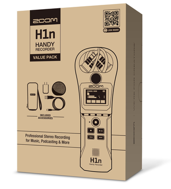 Диктофон Zoom H1n-VP (вітрозахист, чохол, кабель, адаптер живлення)