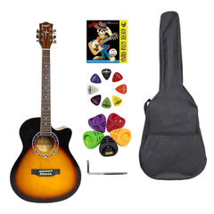 Гітара акустична Kaspar K200C SB (чохол, скарбничка, медіатор, струна, ключ)