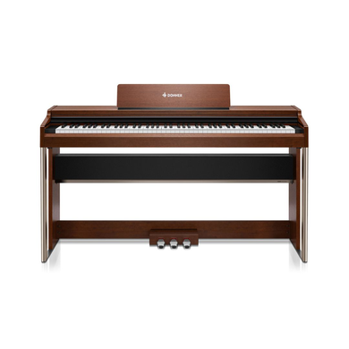 Цифровое пианино Donner DDP-200 PRO Dark brown (стойка, 3 педали, пюпитр, блок питания)