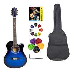 Гітара акустична Kaspar K200C BL (чохол, скарбничка, медіатор, струна, ключ)