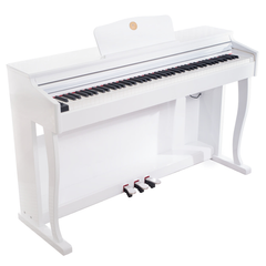 Цифрове піаніно Alfabeto Allegro WH (стійка, 3 педалі, пюпітр, блок живлення)