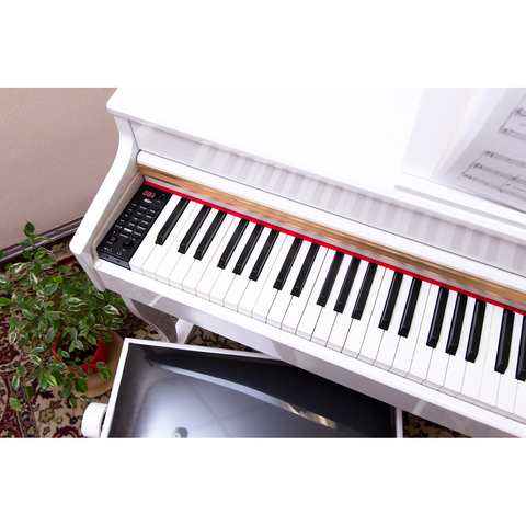 Цифровое пианино Alfabeto Allegro WH (стойкая, 3 педали, пюпитр, блок  питания) - ProSound — музыкальный интернет-магазин