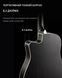 Електроакустична гітара DONNER D-41C Matte Black (Повний Комплект)