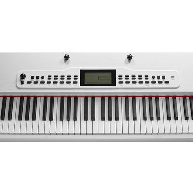 Цифрове піаніно Donner DDP-95 WH (стійка, 3 педалі, пюпітр, блок живлення)