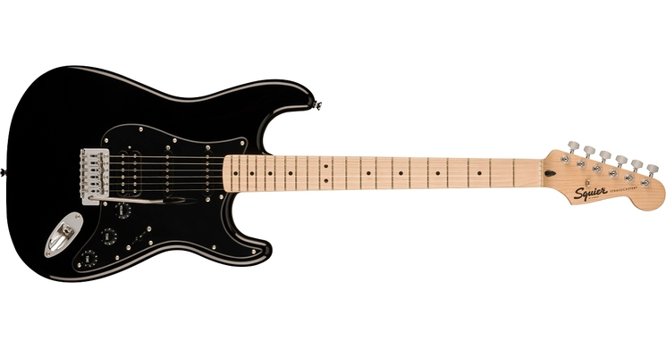 Электрогитара SQUIER by FENDER SONIC STRATOCASTER HSS MN BLACK