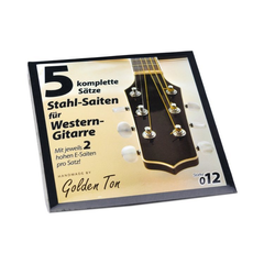 Струны для акустической гитары Streetlife Bronze 012-049 (Комплект)